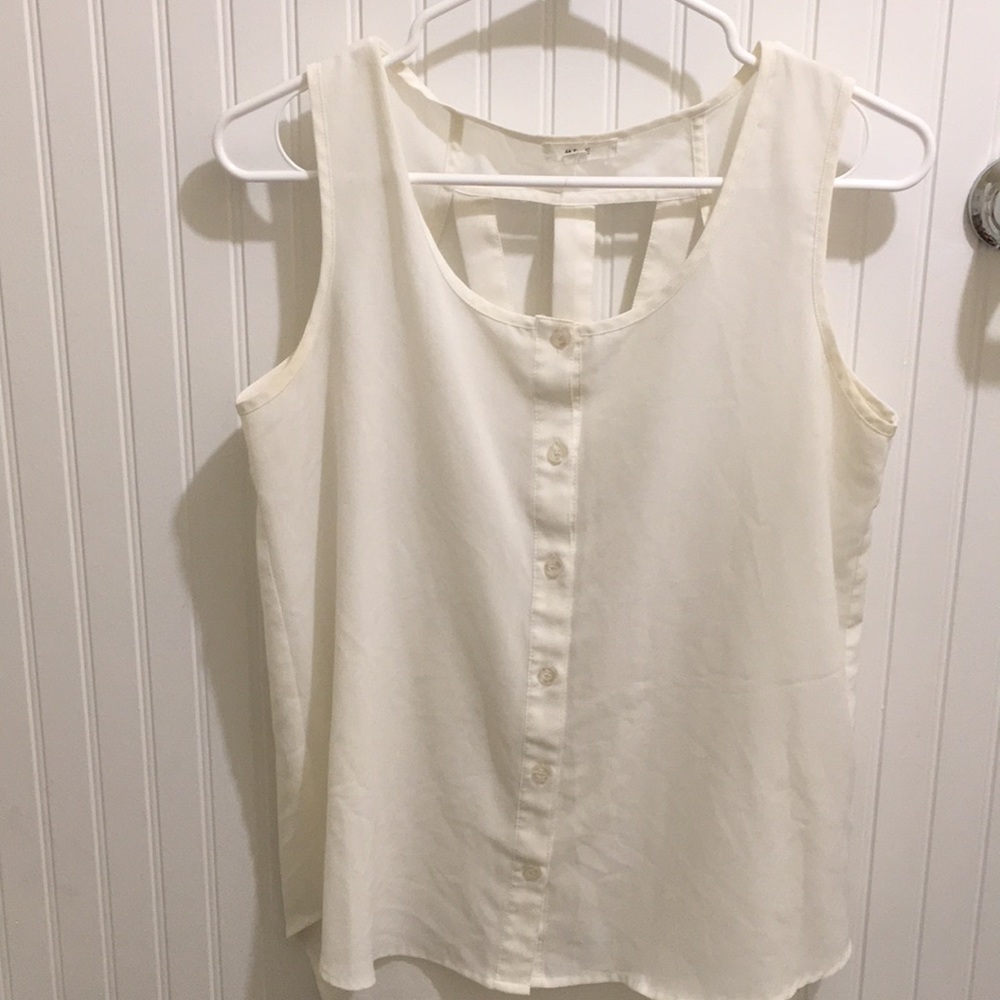 White tank top